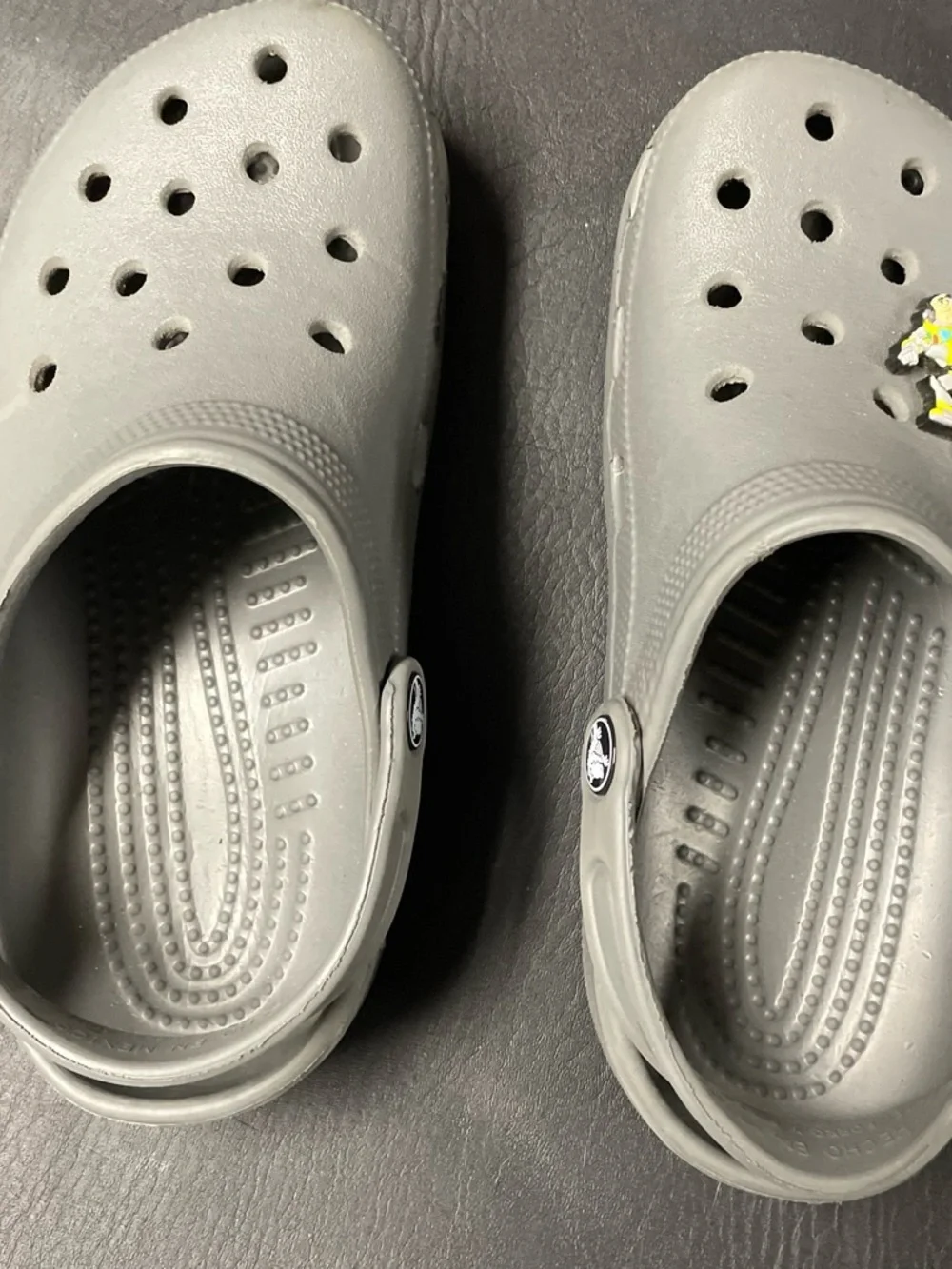 CROCS Kids Classic Clog in Light Gray